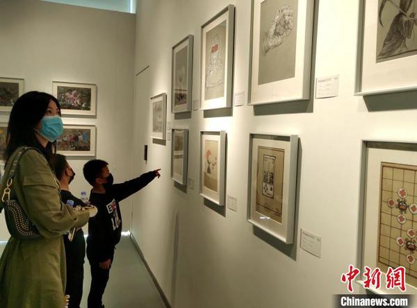 展览一角。　杨伏山 摄