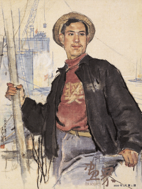 建桥工人-75x56cm-1960年李斛