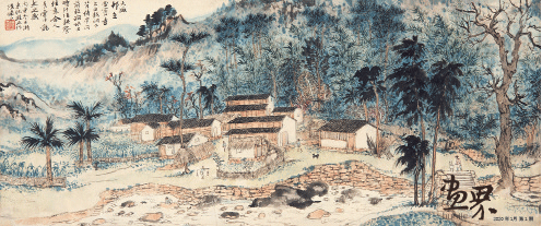 大厂村-47x68.5cm-1956年-陆俨少