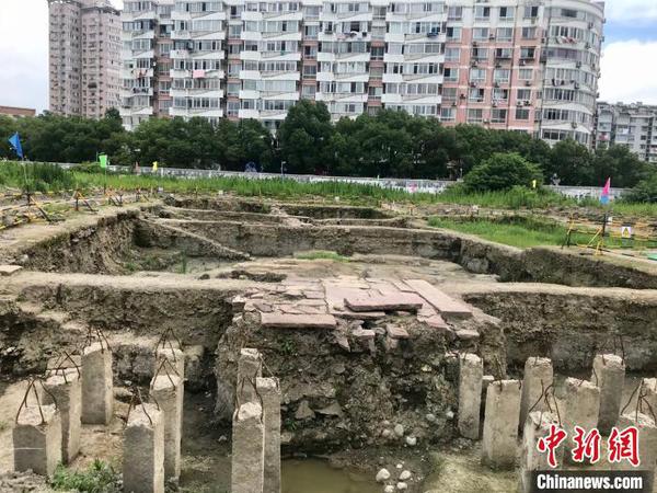 宁波望京门城墙遗址。　李典 摄
