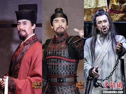 青年歌剧演员洪之光饰演“文天祥”剧照 钟欣 摄