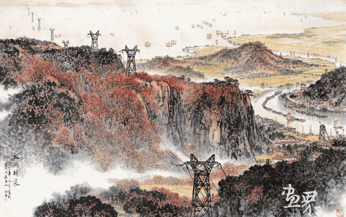 太湖新装-93x145.4cm-1972-年--宋文治
