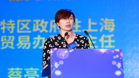 香港特区政府驻上海经济贸易办事处主任蔡亮致辞