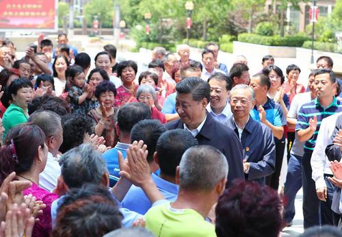 2018年6月12日，中共中央总书记、国家主席、中央军委主席习近平视察上流佳苑时，关切地询问青岛国际院士港发展情况和运作机制