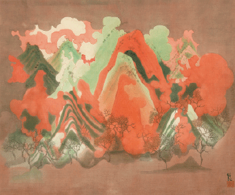青-绿-90×110cm-2018年-韩-松