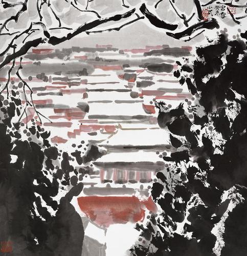 北京系列《宫雪》