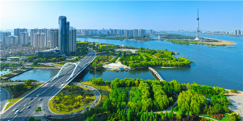 风光旖旎的临沂滨河三河口