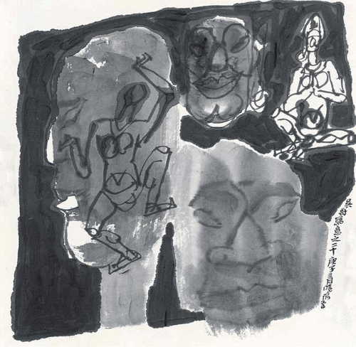 吴哥写意之二十-68×68cm--杨晓阳