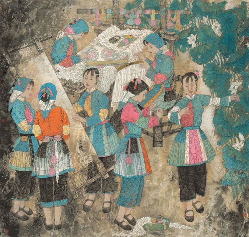 苏-绣-188×178cm-2014年-徐惠泉