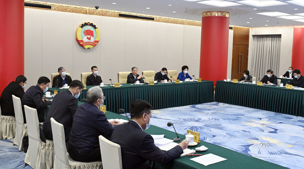 全国政协召开网络议政远程协商会 围绕“推进黄河国家文化公园建设”协商议政 汪洋主持