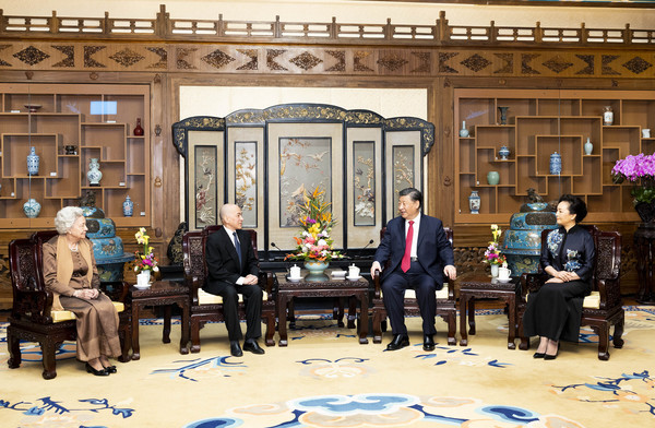 （时政）习近平夫妇会见柬埔寨国王西哈莫尼(1704274)-20230224194038