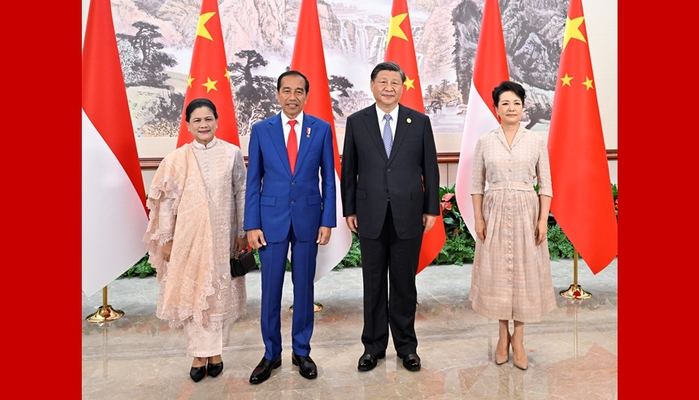 习近平会见印度尼西亚总统佐科