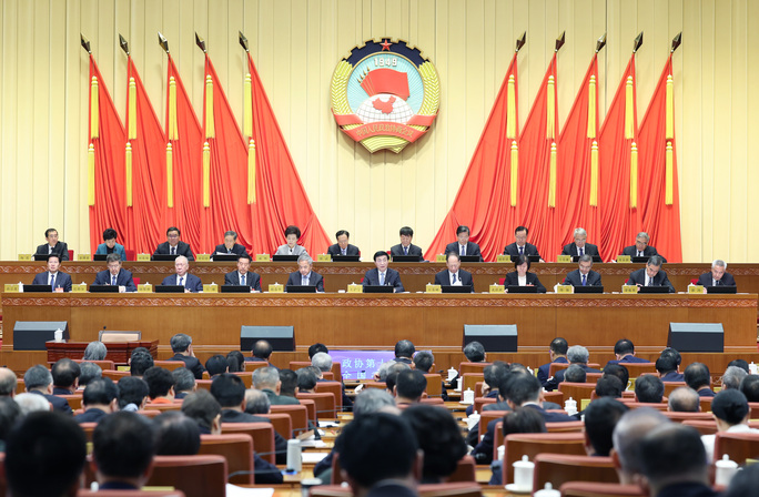 全国政协十四届常委会第四次会议闭幕