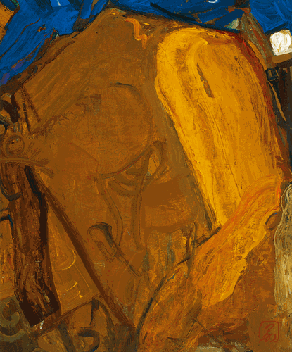 查玛—八月的前奏（油画）2011年-巴-图
