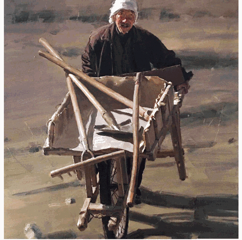 家乡依旧（布面油画-）150×150cm-2016年-张立农