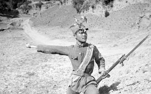 八路军战士练习投掷手榴弹。(8235808)-20250925091157 八路军战士练习投掷手榴弹。(8235808)-20250925091157