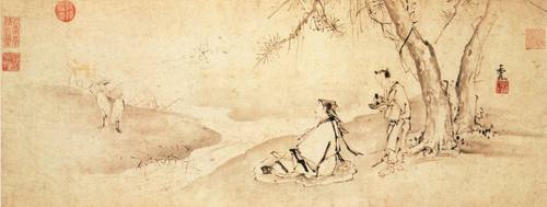 （明）李在 《归去来兮图 临清流而赋诗》(8518410)-20251029100652