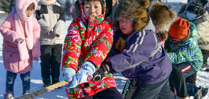 呼伦贝尔开启“雪假”：青少年赴冰雪之约