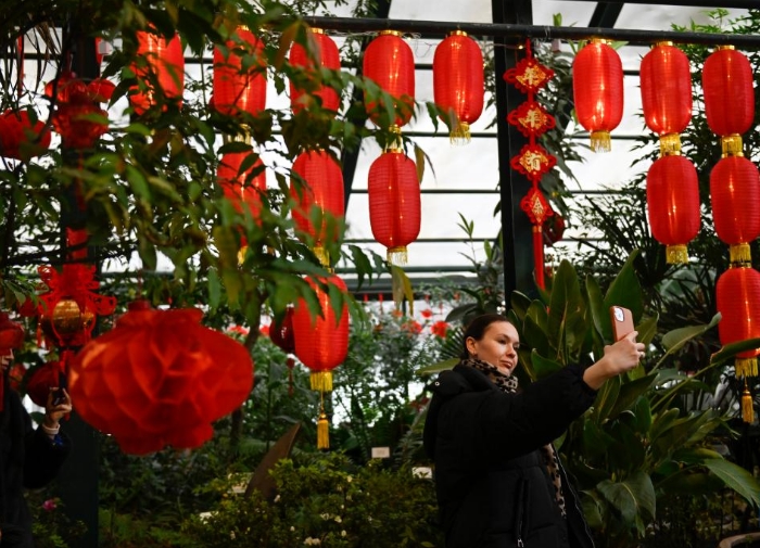 莫斯科：植物园里迎春节