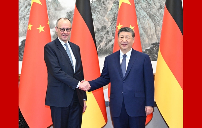 新华图讯丨习近平会见德国总理默茨