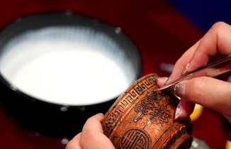 河北省残疾人文创作品亮相故宫