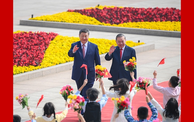 习近平同越共中央总书记、国家主席苏林举行会谈