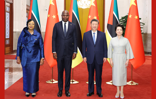 习近平同莫桑比克总统查波会谈