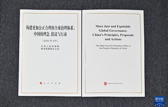 中国政府发布关于全球治理的白皮书
