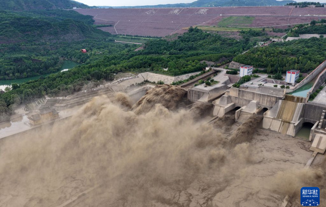 黄河调水调沙进入集中排沙阶段