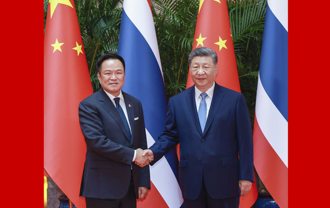 新华图讯丨习近平会见泰国总理阿努廷