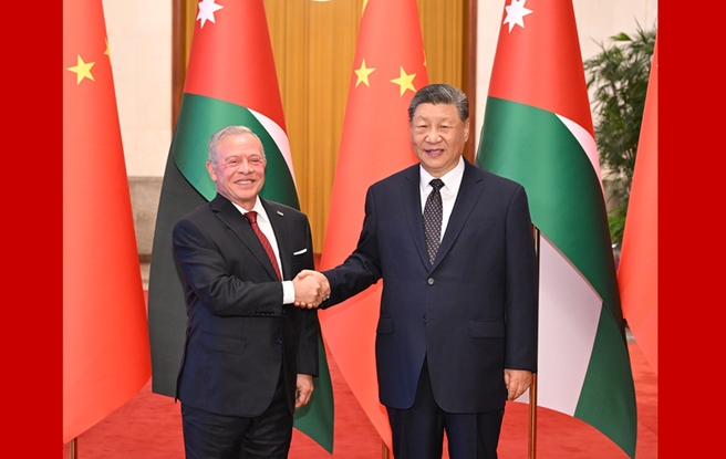 习近平同约旦国王阿卜杜拉二世会谈