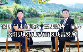 深耕“同心向党·三味政协”党建工作品牌 丽水松阳县政协助力山区共富发展