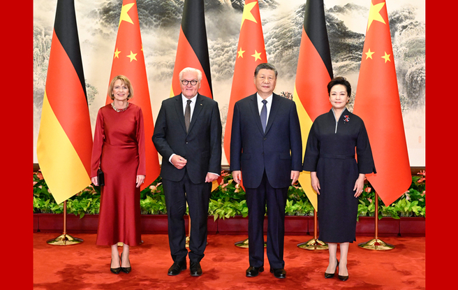  习近平同德国总统施泰因迈尔会谈