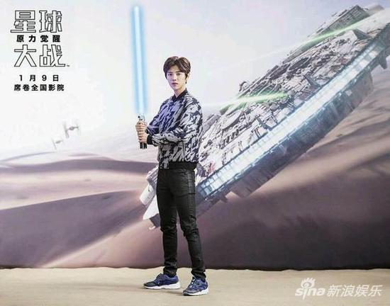 鹿晗成为《星球大战：原力觉醒》中国大使。